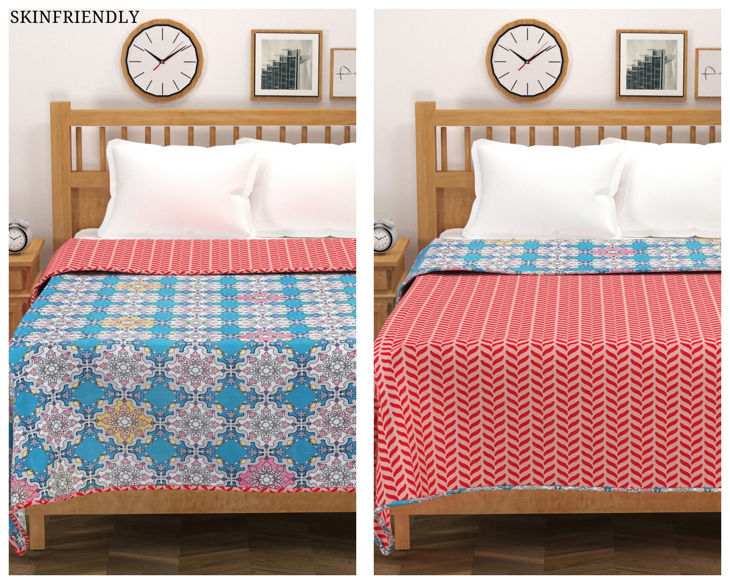 Soft Cotton Dohar Blanket - Single Bed -7