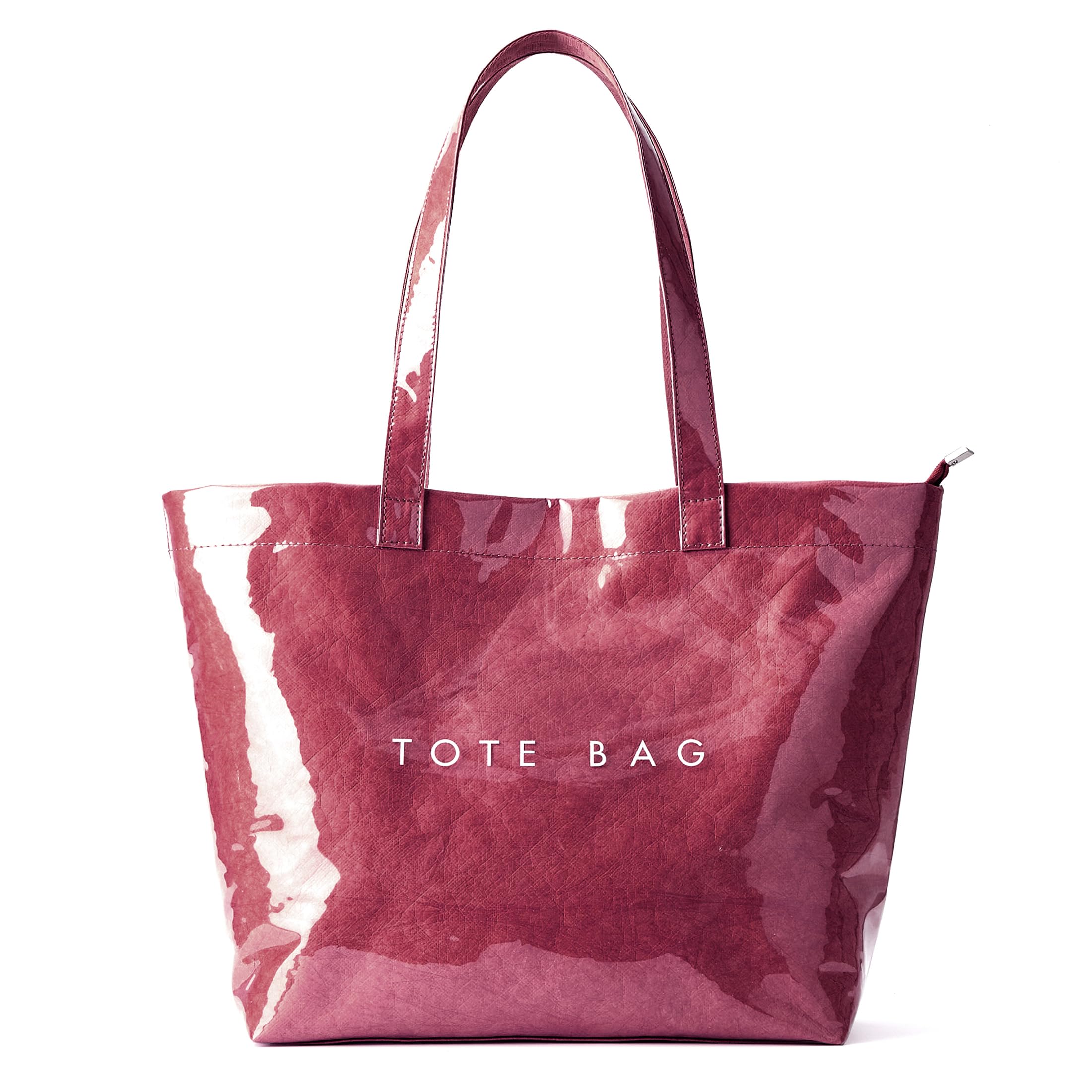 KALIDI Damen Shopper Tasche Transparent PVC Strandtasche Groß mit Reißverschluss Leicht Wasserabweisend Schultertasche für Sommer Strand Einkauf Arbeit Reise