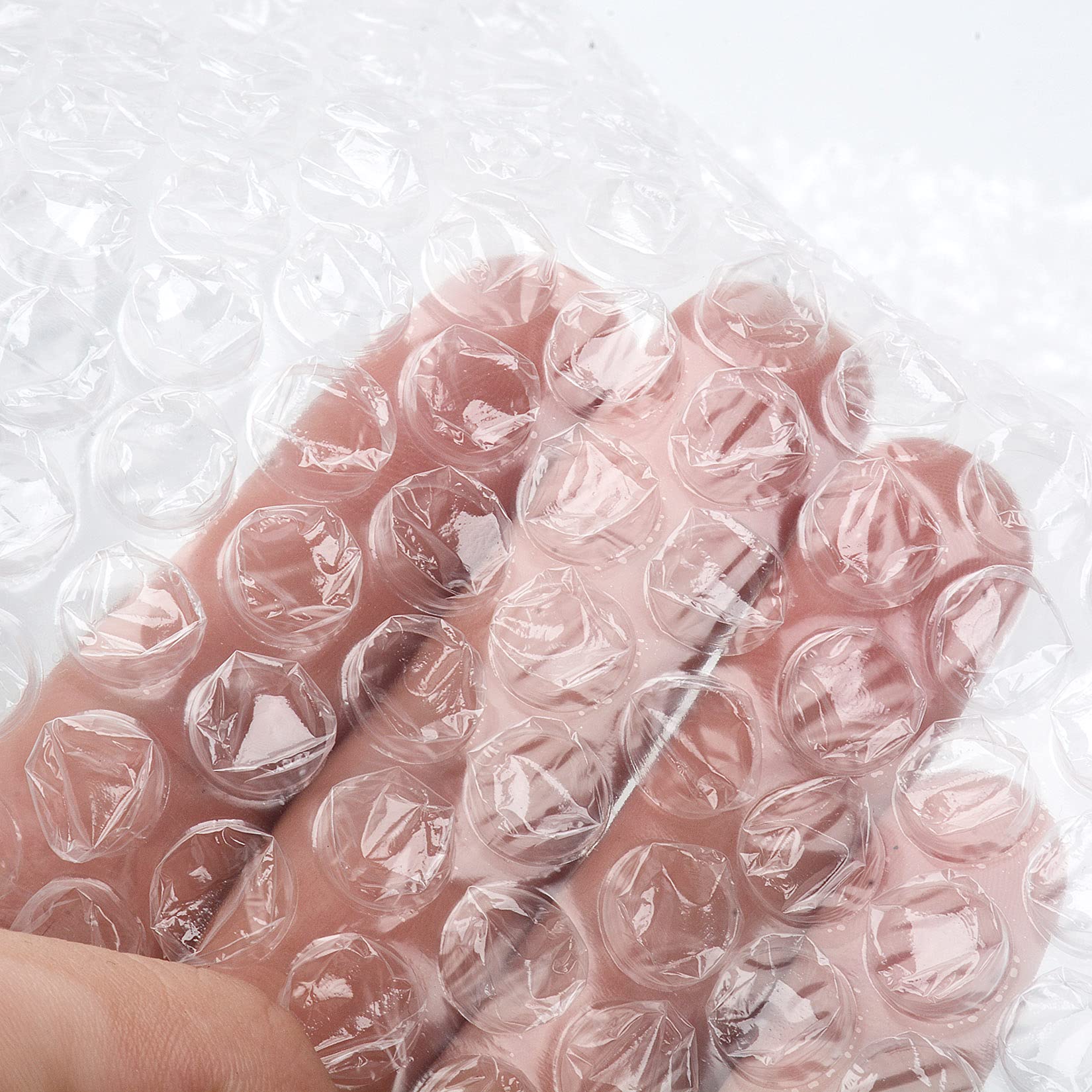 Cymax 2 rotoli di pluriball per traslochi, 300 mm x 22 m totale, piccole bolle d'aria per imballaggio, perforate ogni 30 cm, 20 adesivi fragili inclusi