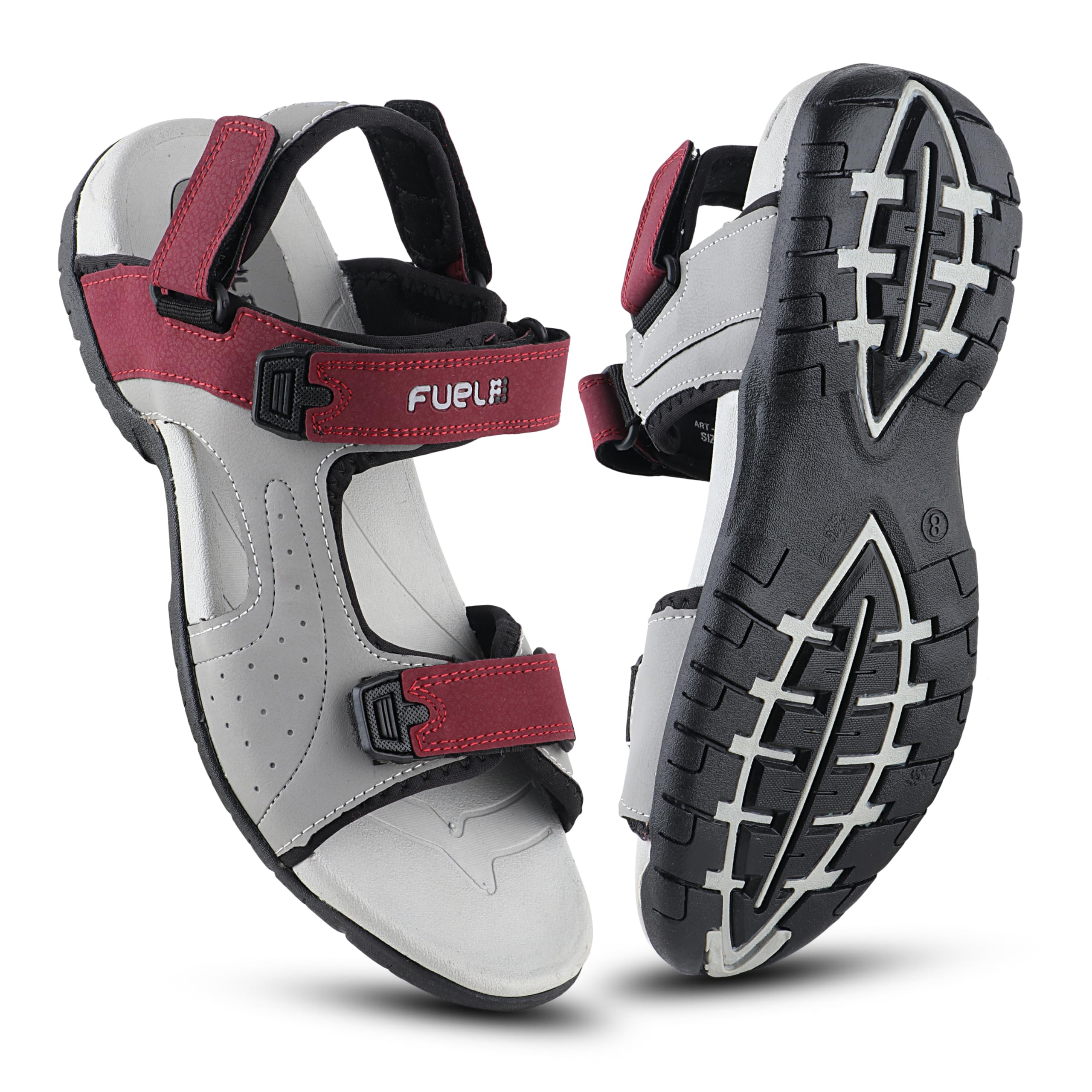 Sandals & Floaters for Mens & Boys Comfortable & Lightweight Dailywear, Anti-Skid Flexible & Breathable for Running, Walking Stylish Casual Sandal for Outdoor Footwear For Gents (2112-02)-image-45
