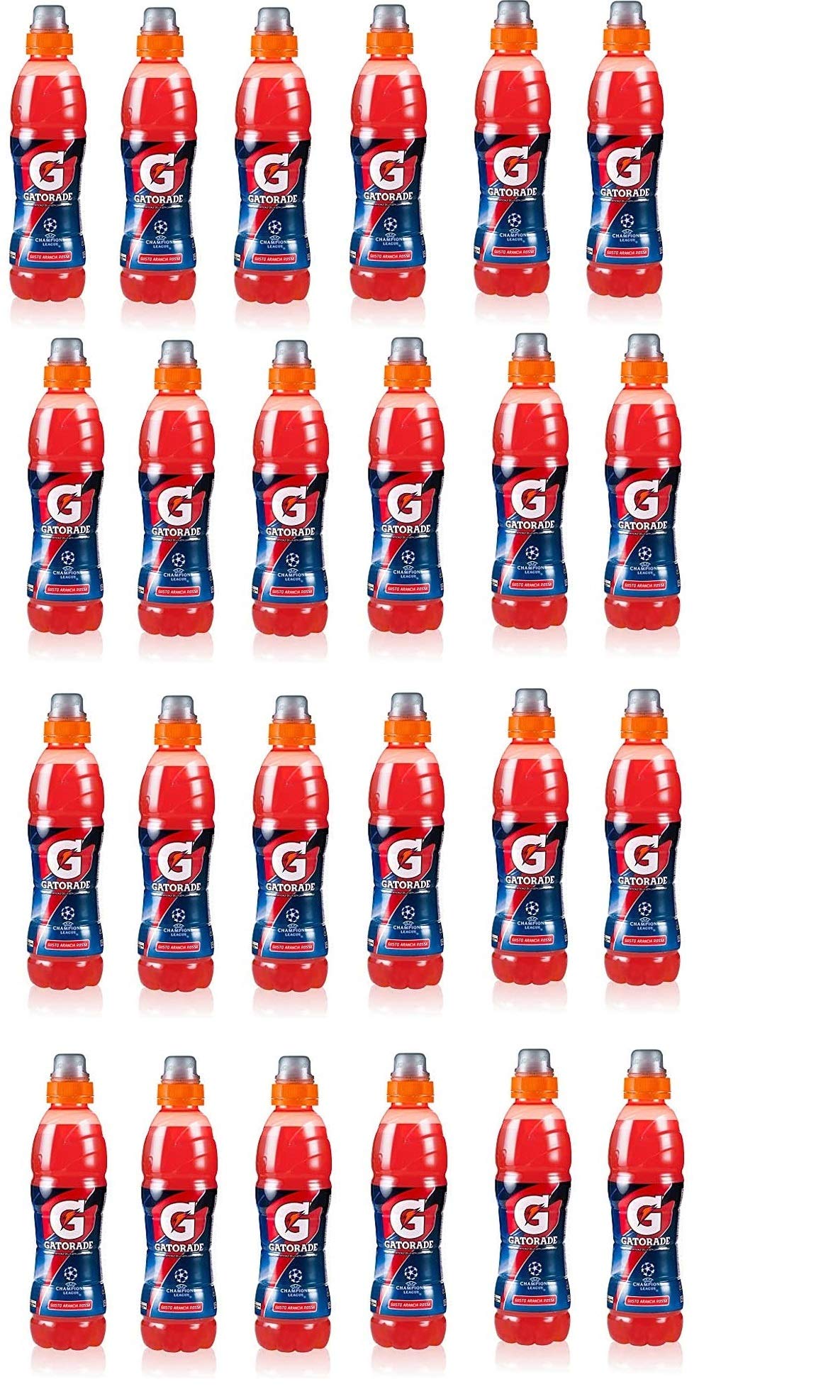 Gatorade Arancia Rossa Bevanda Energgetica Lot de 24 boissons énergétiques Rouge/orange 50 cl