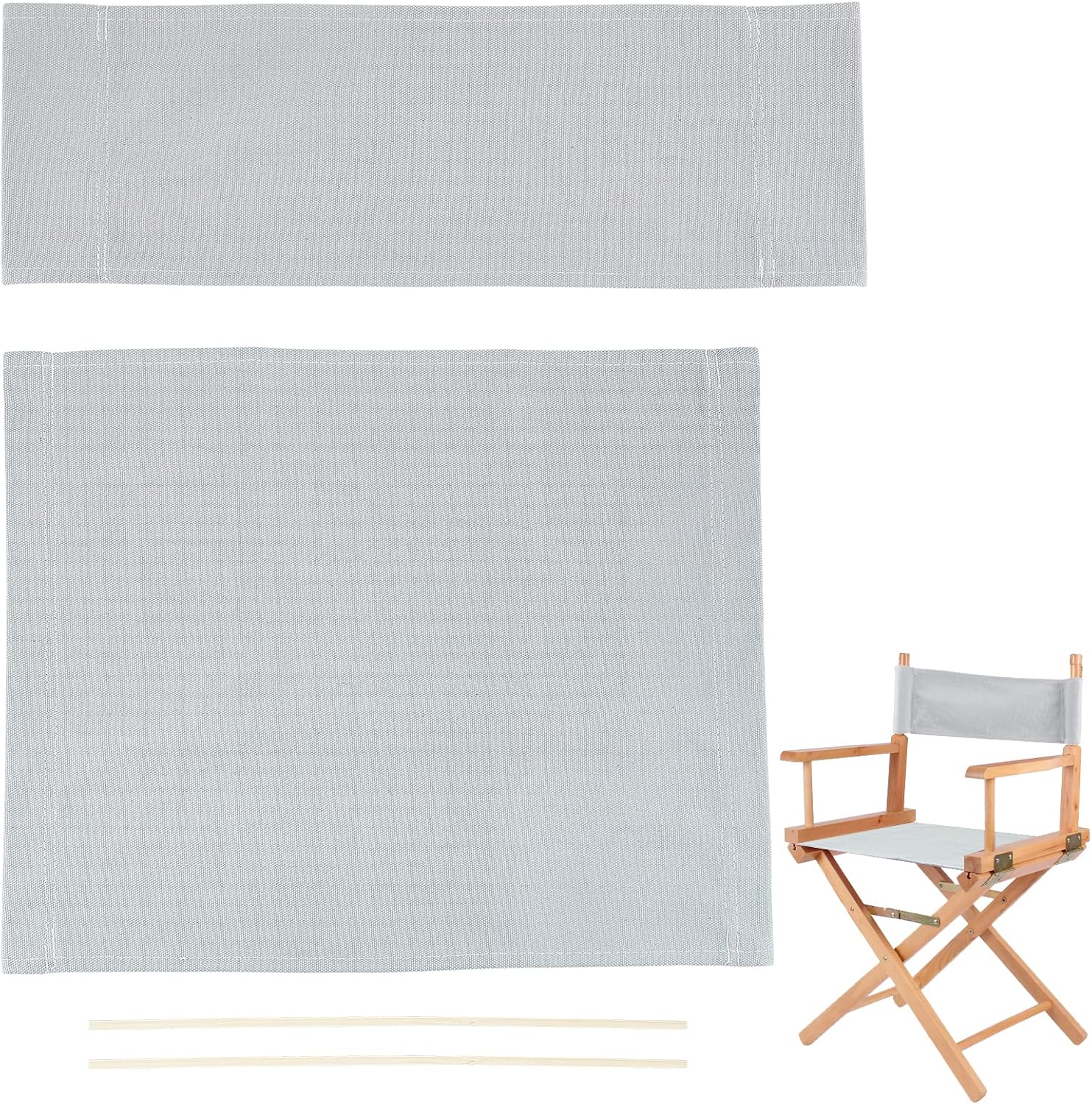 AHANDMAKER 1 Set Chair Replacement Canvas, Grey Casual