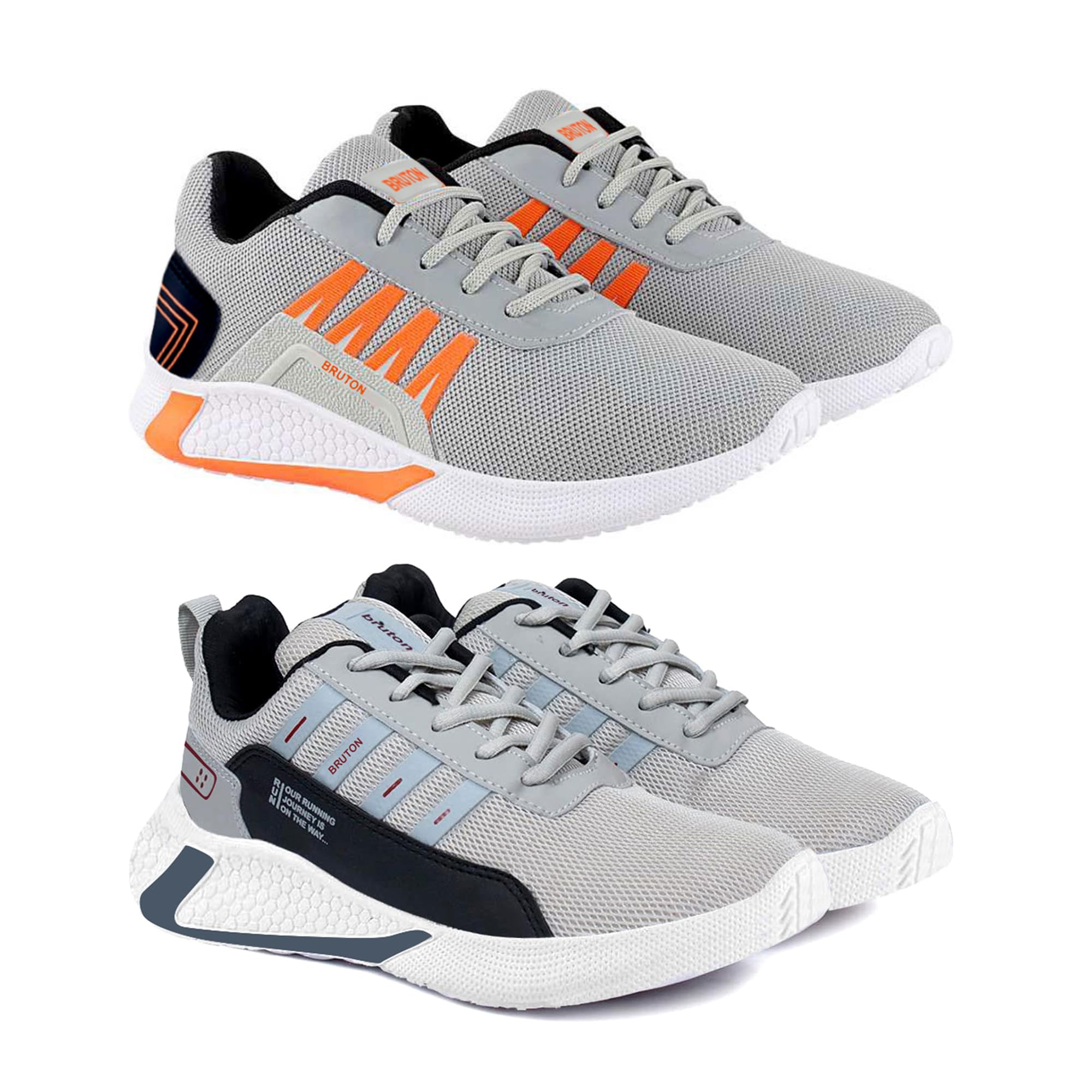 No. Fast Trending Men's Sport Shoes, Walking Shoes, Training Shoes, Sneaker Shoes (Set of 2 Pair)-image-42