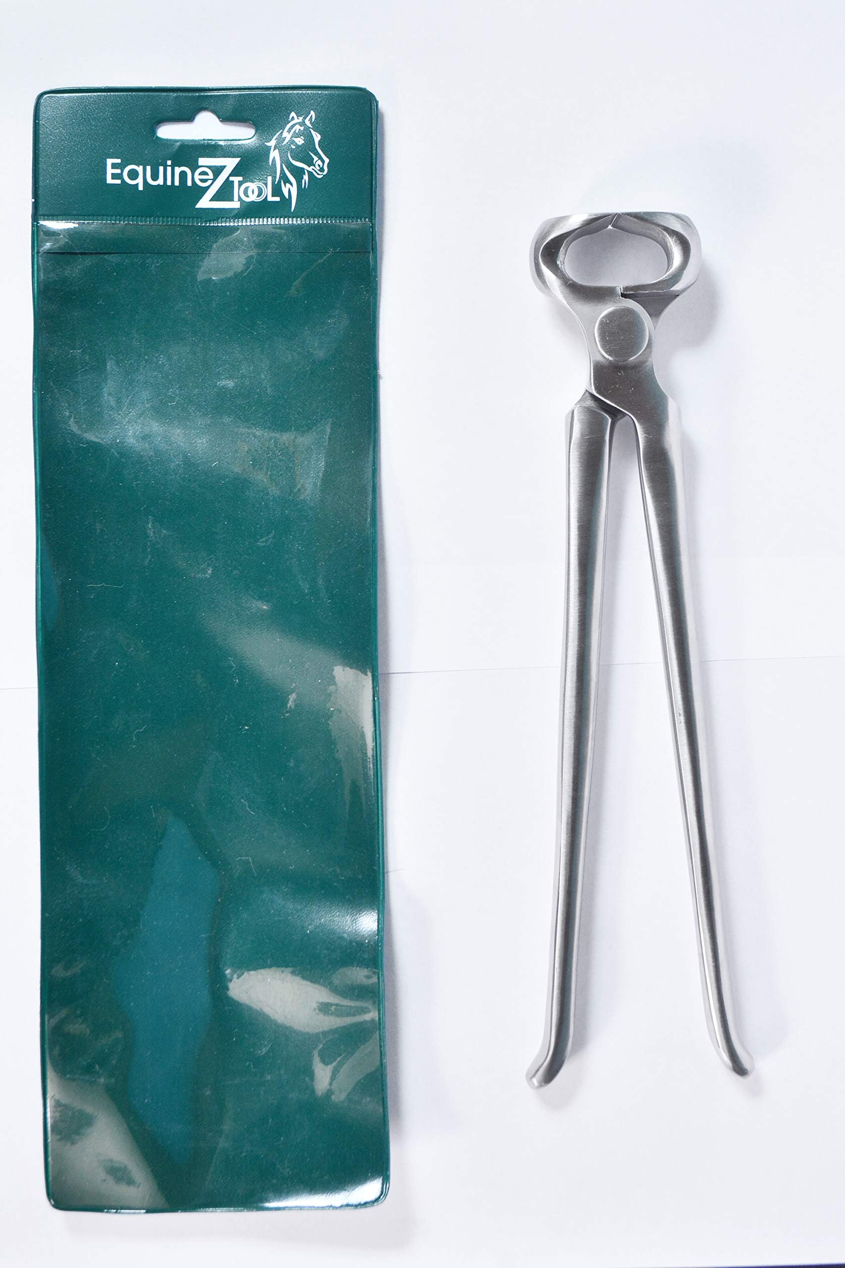 10" Miniature Hoof Nipper for Ponies–High-Quality Vanadium Steel Farrier Tool with Dull Finish for Precise Hoof Trimming,Grooming,Maintenance–Professional Farrier Equipment,Durable Hoof Care Tool