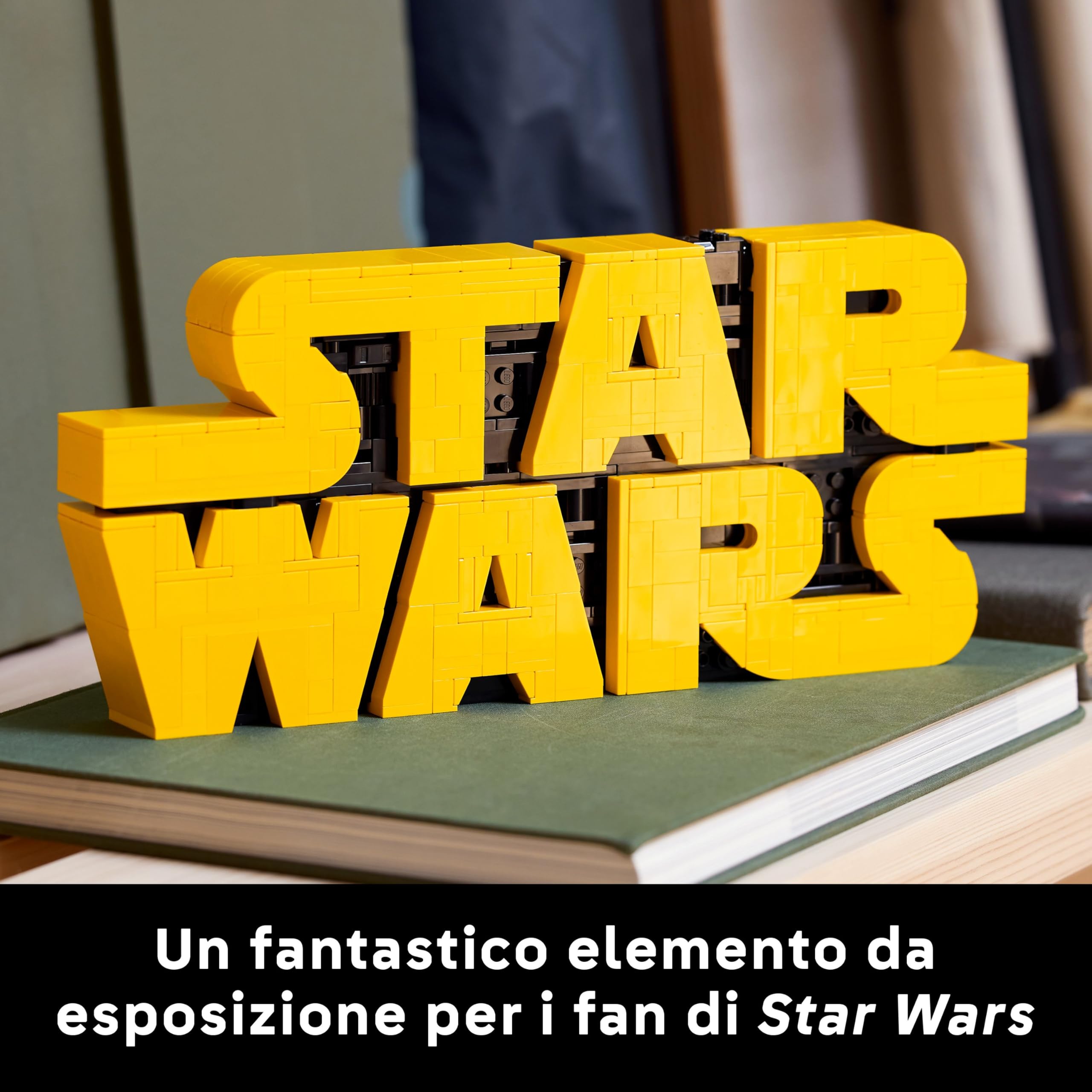 LEGO Star Wars 75407 Logo Star Wars in Mattoncini - Set di Costruzioni per Adulti Fai-da-Te - Kit di Modellismo da Collezione dalla Cultura Pop - Gadget da Esposizione per Casa o Ufficio - Idea Regalo