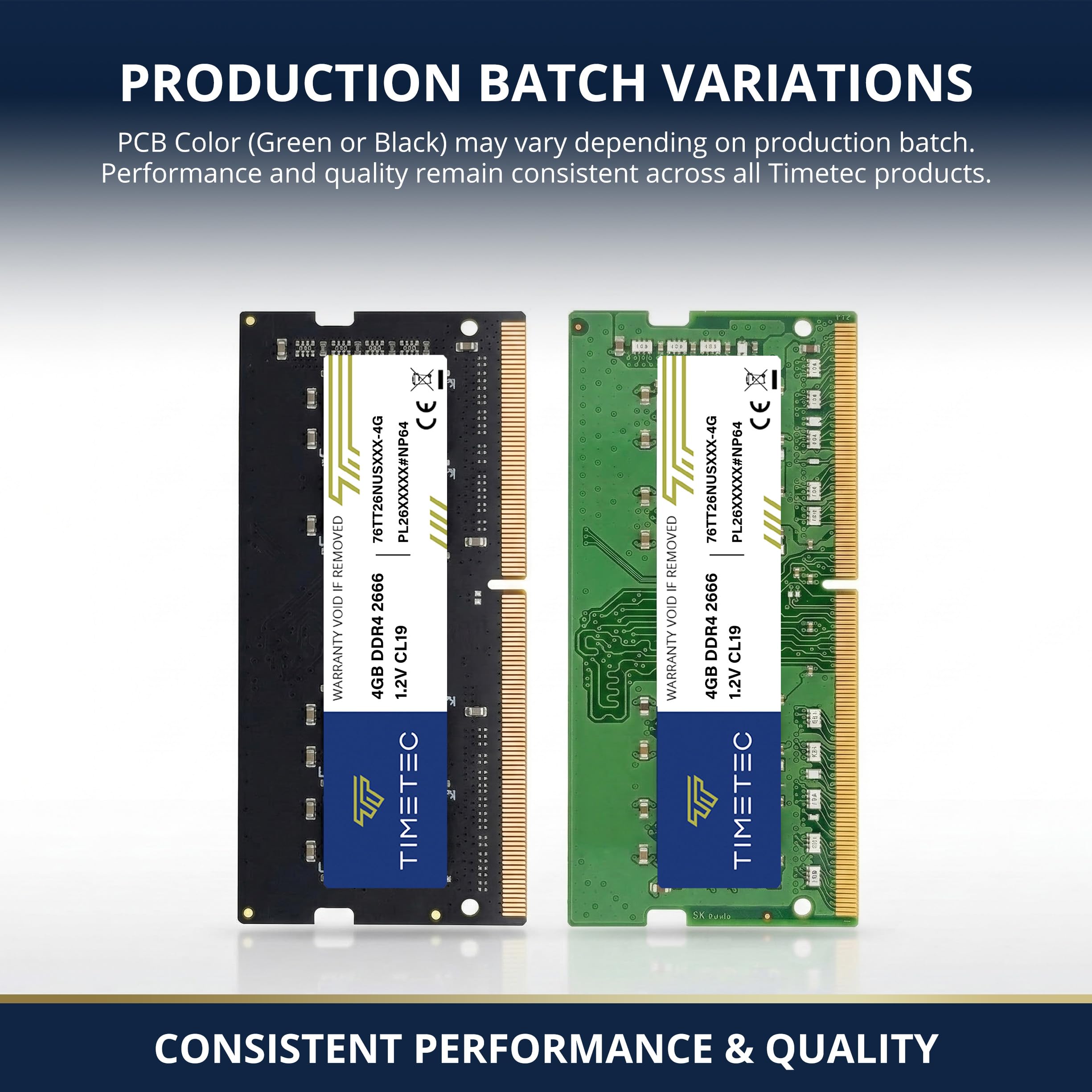 【1年保証】Timetec PC4-21300 16GB SODIMM #78 Timetec 4GB DDR4 2666MHz (PC4-2666V) PC4-21300 SODIMM Laptop RAM