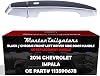Master Tailgaters BlackChrome Exterior Door Handle Replacement for Chevrolet Impala 2014 LTZ Model, 4 Pin OE Part # 13590678 | Front Left Driver Side | Easy to Install
