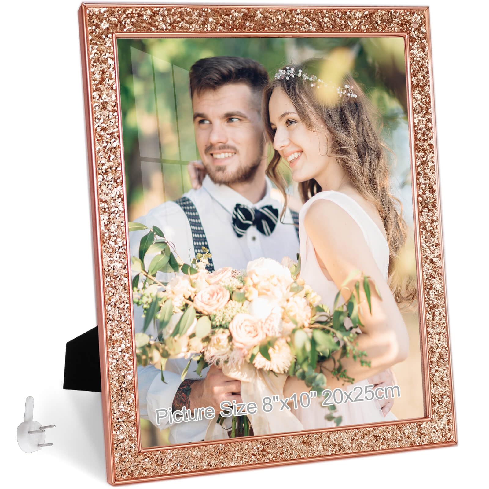 KitCom 5x7Inch Crystal Frame Of Keepsake Photo Frames