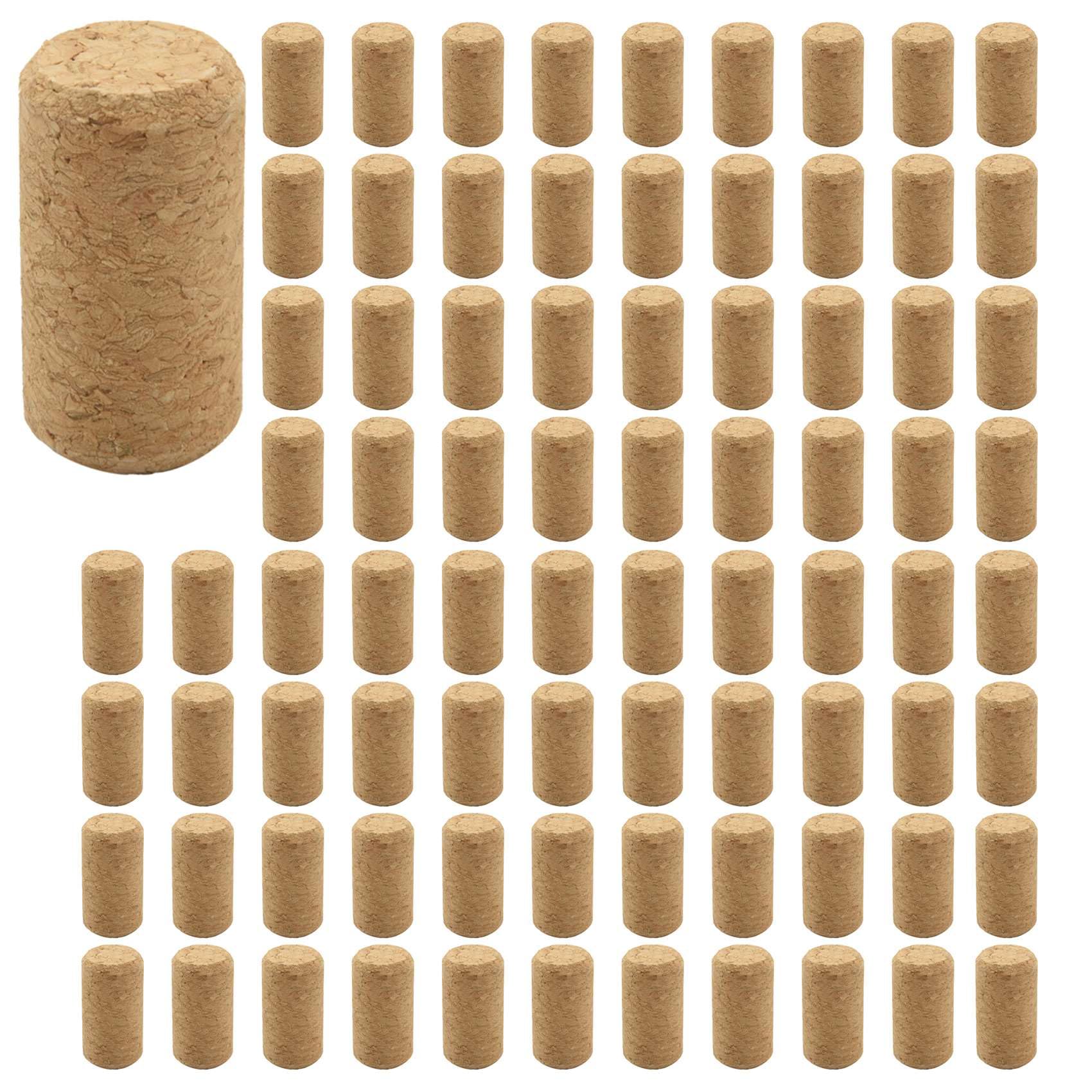 400Pz Tappi di Legno Diritti Tappo di Vino Tappo di Bottiglia di Legno Tipo di Cono Bottiglia di Vino Tappi di Sughero Tappo di Chiusura Tappo di Bottiglia di Birra