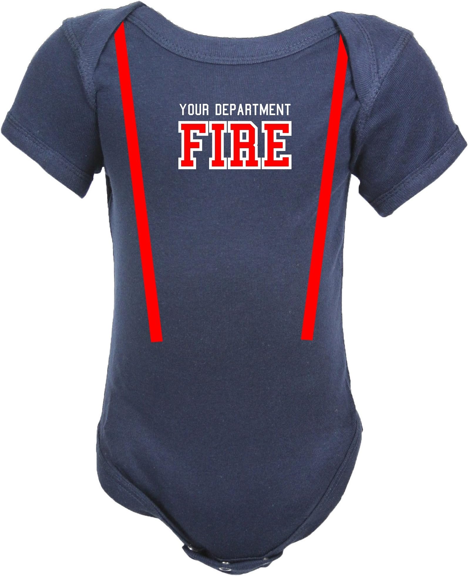 Fully Involved StitchingFirefighter Baby Bodysuit (3 Mo.)