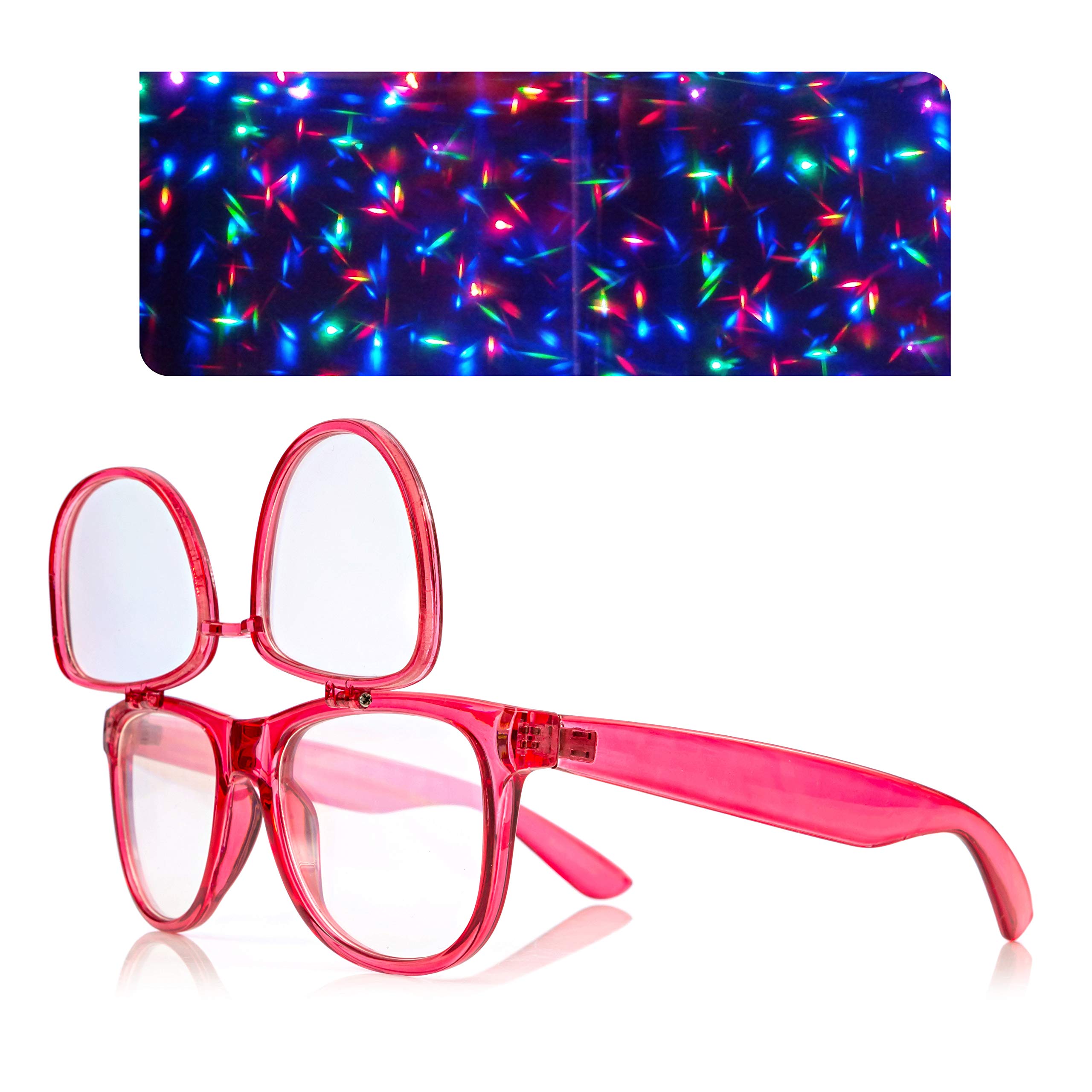 Alternative Imagination Premium Double Diffraction Glasses, Ideal for Raves, Festivals