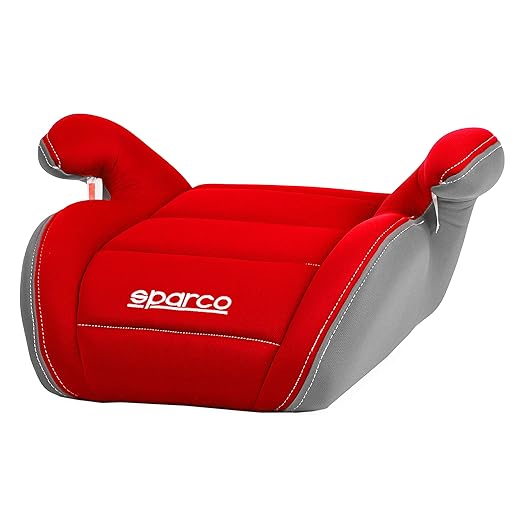 Sparco SPC3002RS3CM Booster Sitz für Kinder Gruppe III Rot/Grau 3Cm, Red