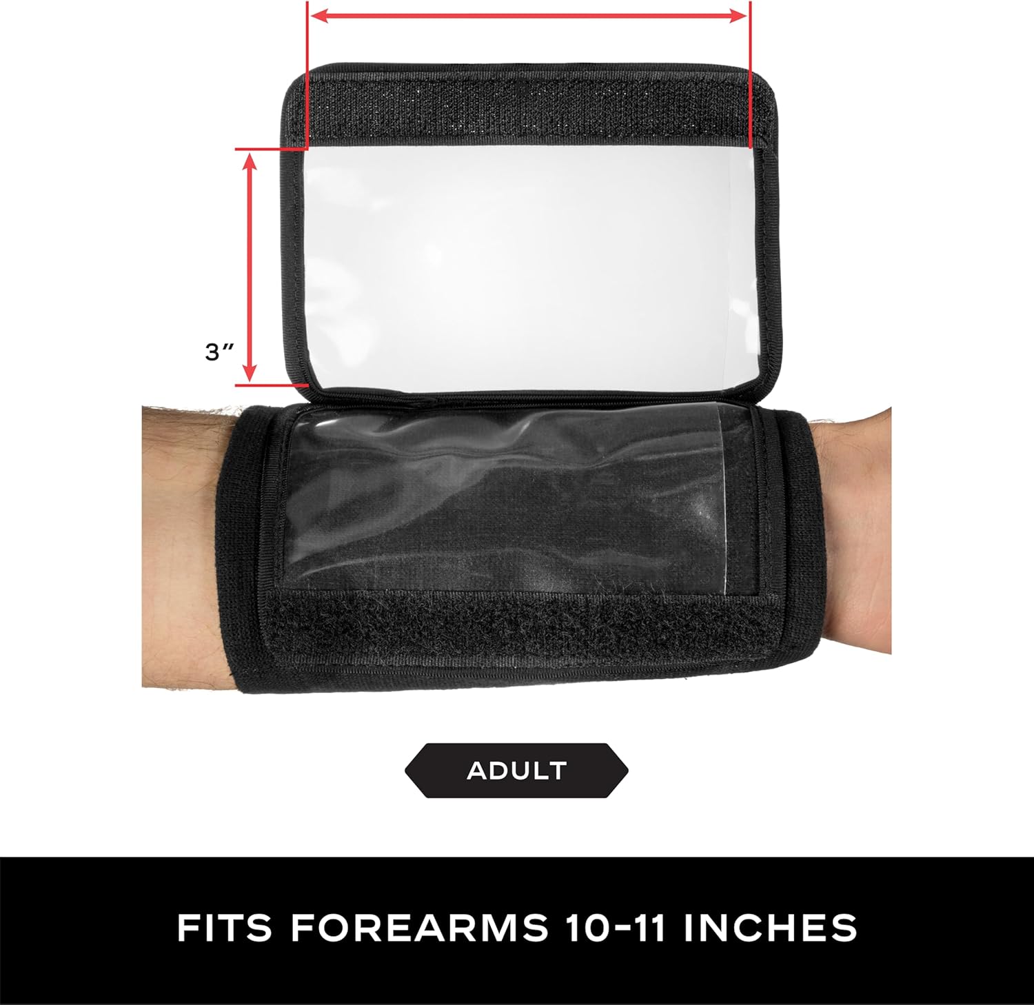 Premium Wrist Coach - Triple Playbook Wristband - Ideal for Play Calling, Strategy, Team Coordination, and Quick Reference - for Football, Baseball, Softball, Soccer, Lacrosse and More!