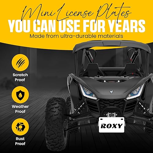 Miniatura 3 de Placa de matrícula personalizada para motocicleta, placa de matrícula personalizada, placa UTV, placa de motocicleta, placa de ATV - Placa de