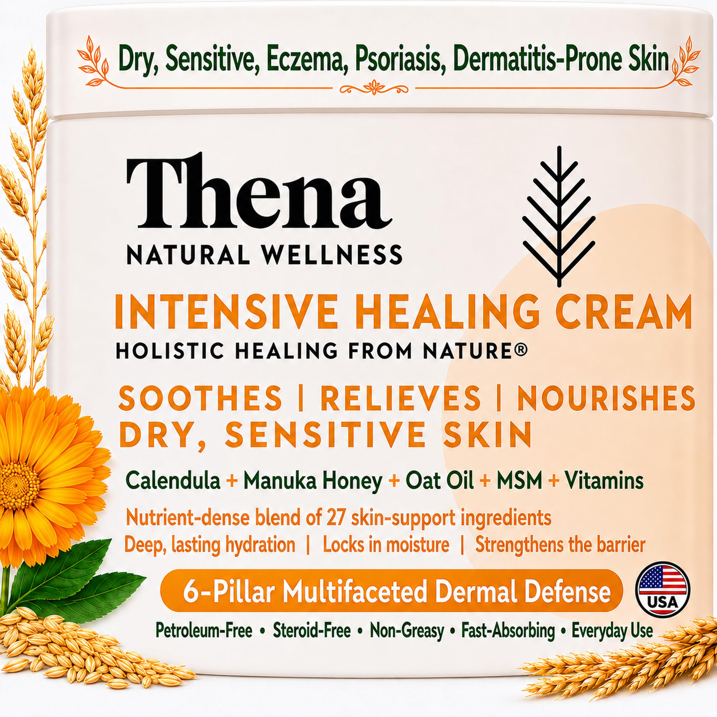Amazon.com : Thena Multifaceted Healing Cream for Dry, Sensitive