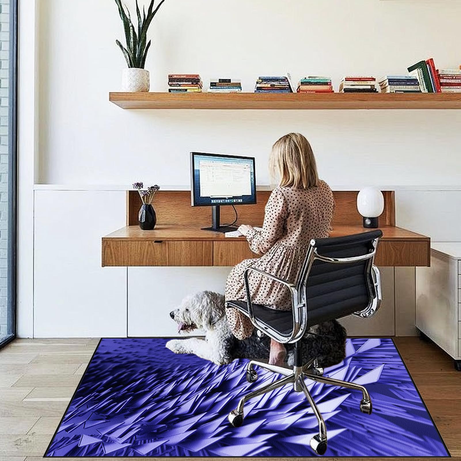 Mata na krzesło biurowe do gier, 200 x 250 cm, mata ochronna na krzesło, mata podłogowa dla graczy, mata podłogowa do fotela, mata podłogowa do biura, antypoślizgowa mata pod krzesłem biurowym
