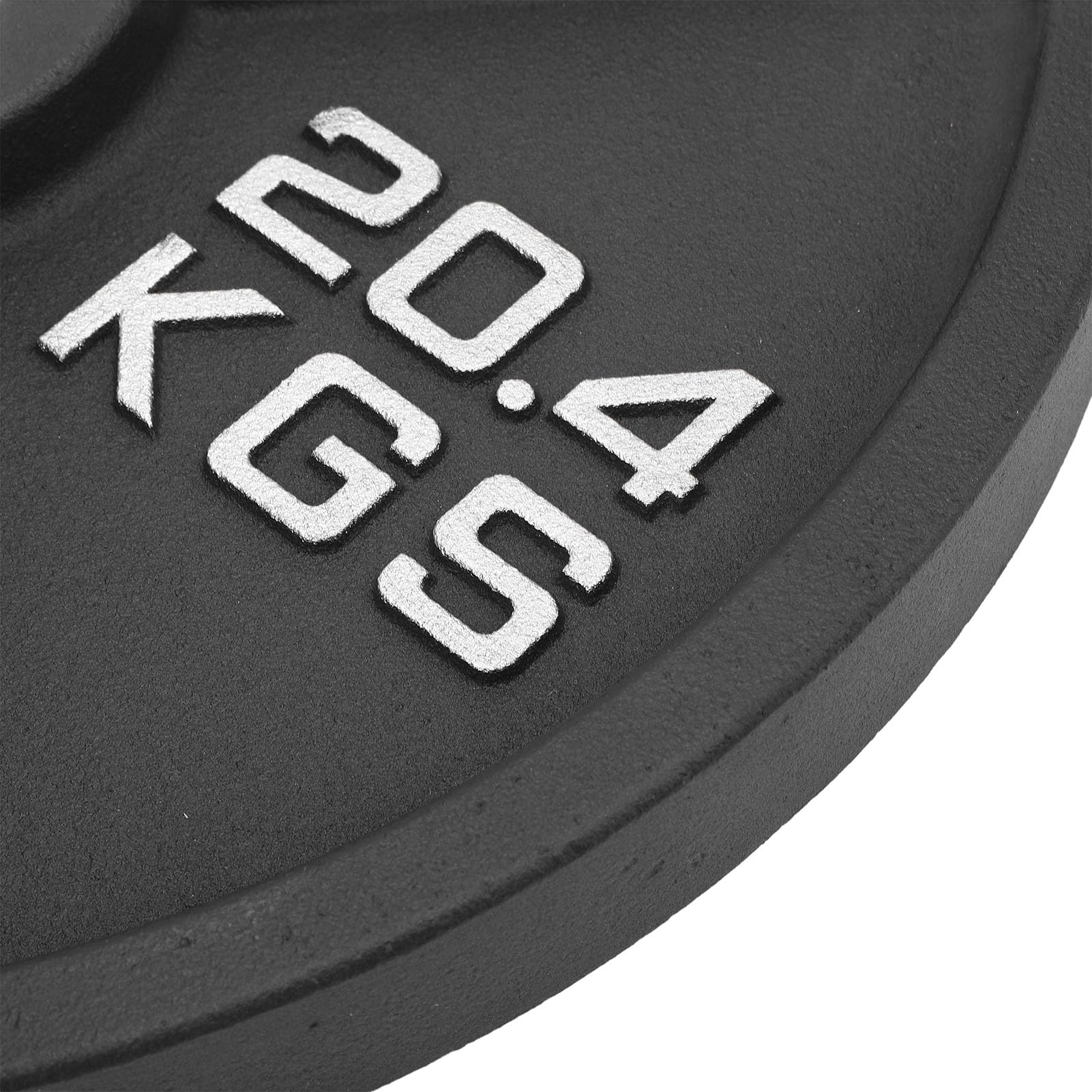 45lb Sztanga Talerz, Stop Stali Żeliwny Talerz Obciążeniowy do | 4 żebra dla Lepszego Chwytu, Trwałe do Podnoszenia Ciężarów, Domowej Siłowni lub fitnessu.