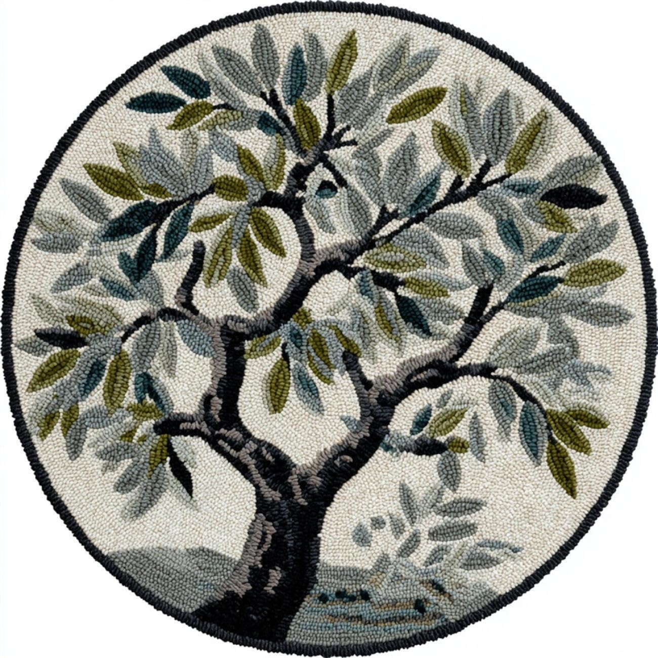 Kitquiver H Latc Hook Kit Rug Big Tree 80X80cm