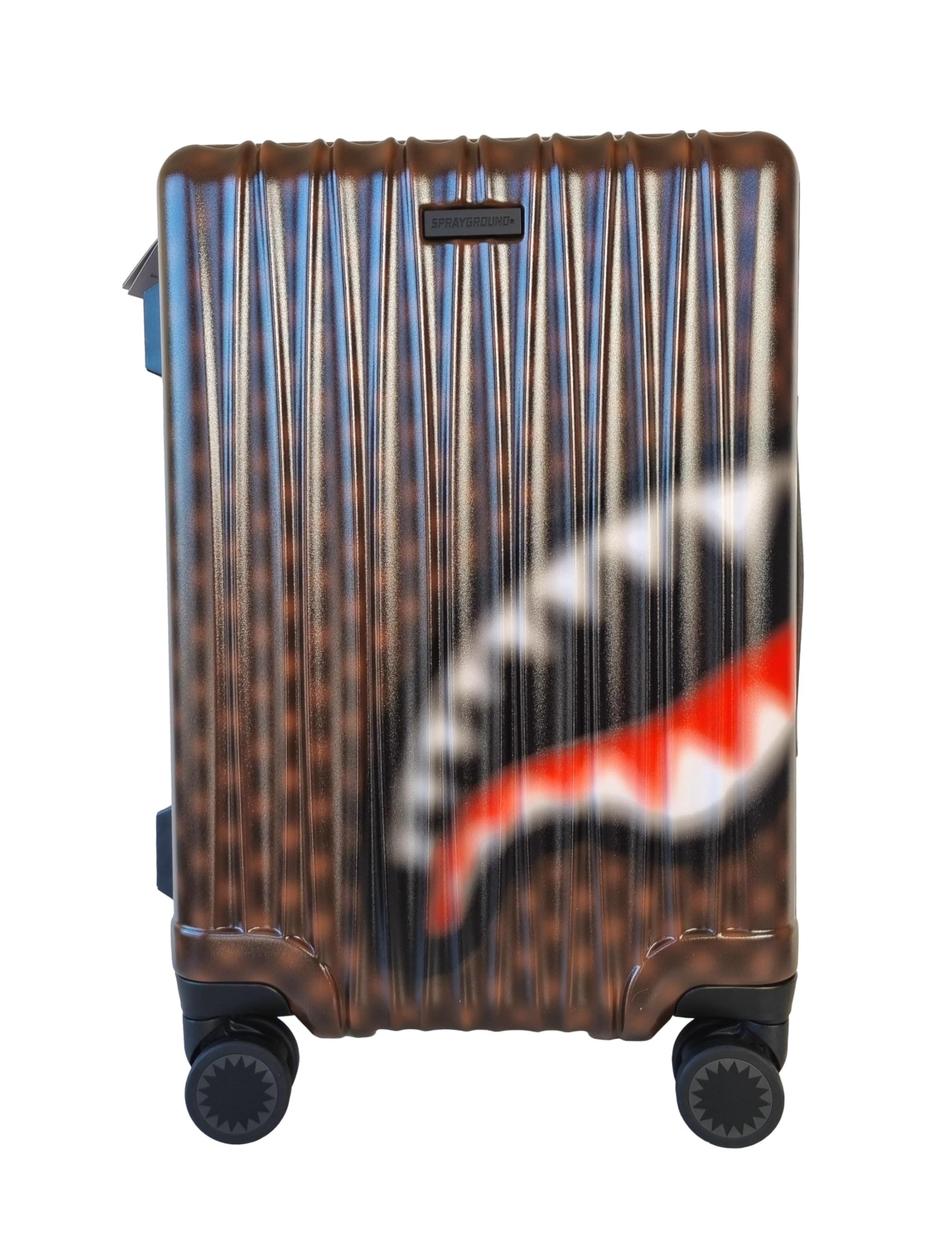 SPRAYGROUND valigia trolley da viaggio blur 910CL238NSZ marrone nero