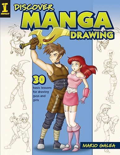 Discover Manga Drawing: 30 Easy Lessons for Drawing Guys And Girls