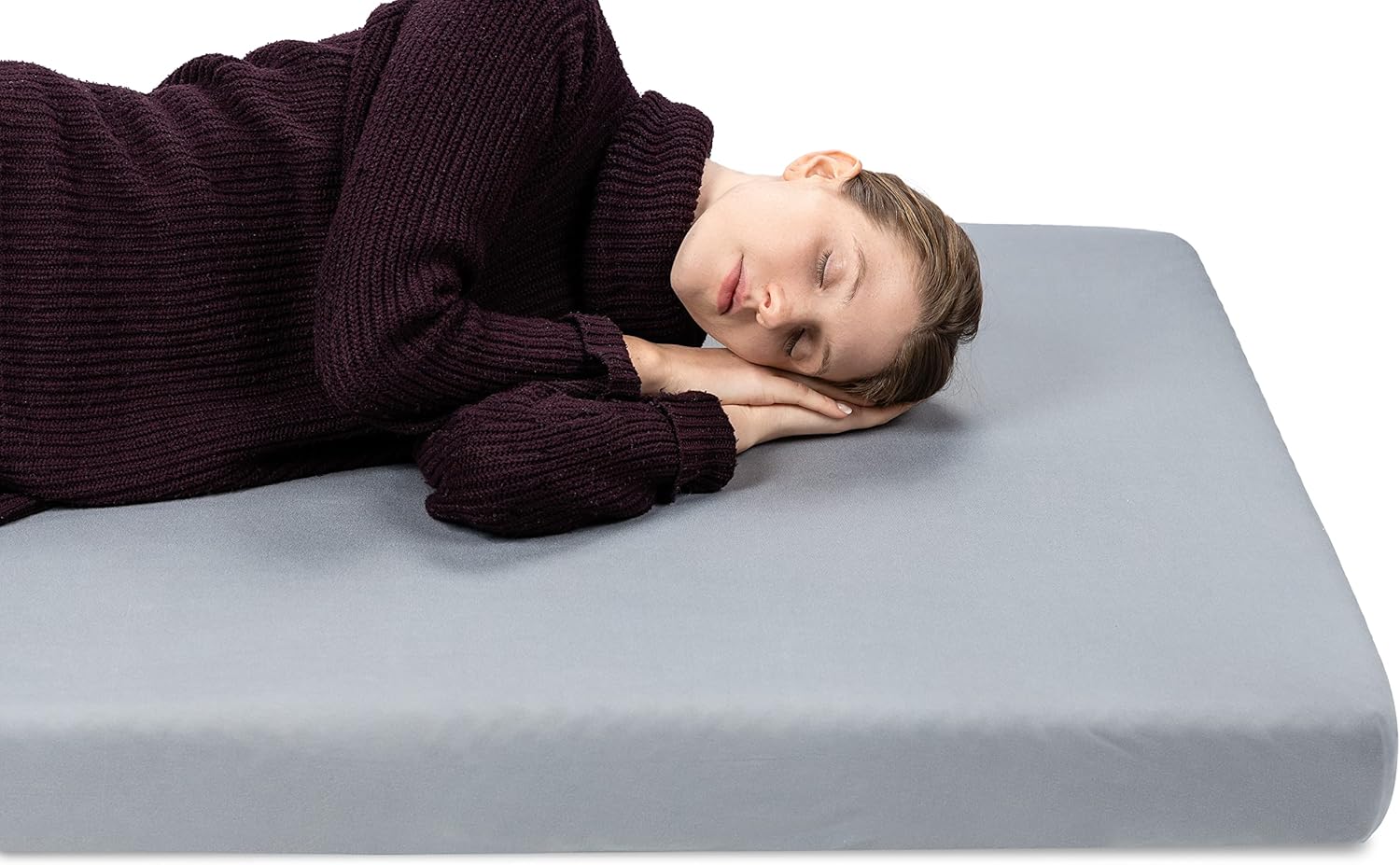 Fitted Sheet for The Milliard Trifold Mattress, Super Soft and Cozy Washable Grey Sheet (Twin, 4.00) : Home & Kitchen