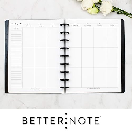 Miniatura 2 de BetterNote 2024 VERTICAL Calendar Refill for Disc Notebooks, Fits Levenger Circa, Happy Planner, Staples Arc, TUL, InkWell Press, MAMBI, NOTIQ