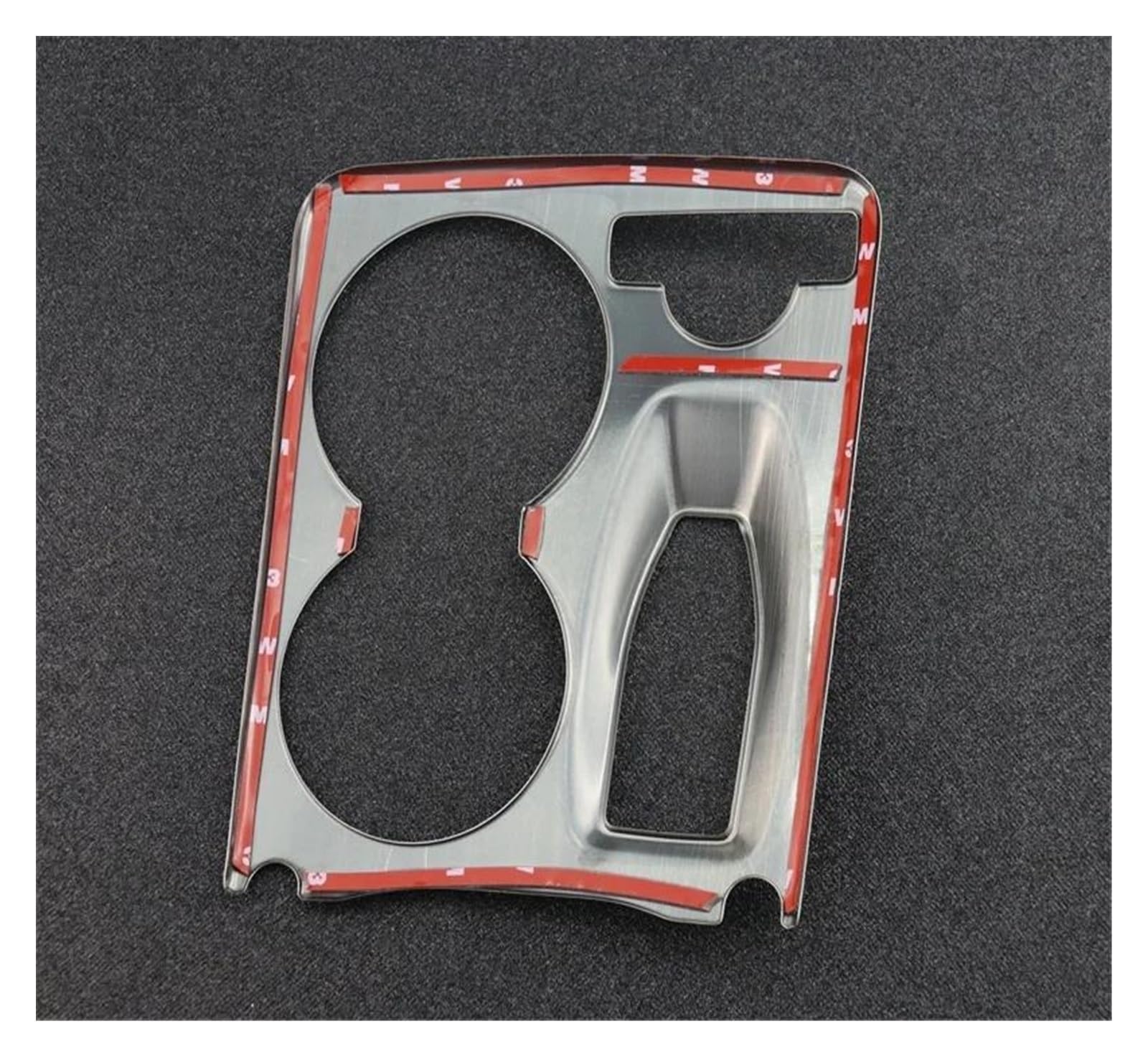 Kratzfeste Armaturenbrettverkleidung Auto Styling Center Konsole Handauflage Wasser Tasse Halter Abdeckung Trim Für GLK X204 Auto Zubehör(Silber)