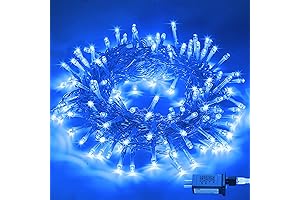 JMEXSUSS Blue Fairy String Lights: Illuminate Your Festivities with Celestial Charm