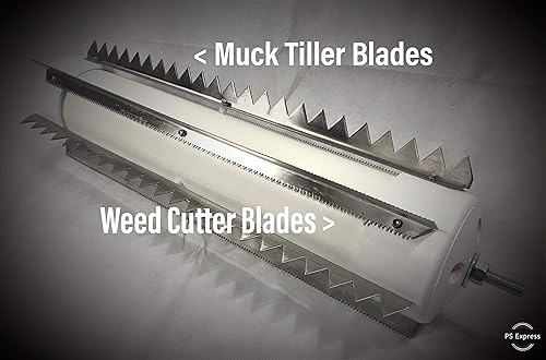 Miniatura 6 de Herramienta de eliminación de malezas Lake Weed. Sistema de mango de largo alcance de 20 pies con cuchillas de acero inoxidable.