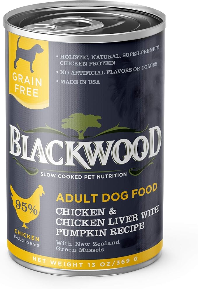 Blackwood Pet Food Grain Free Wet Dog Food Made in USA [All Natural