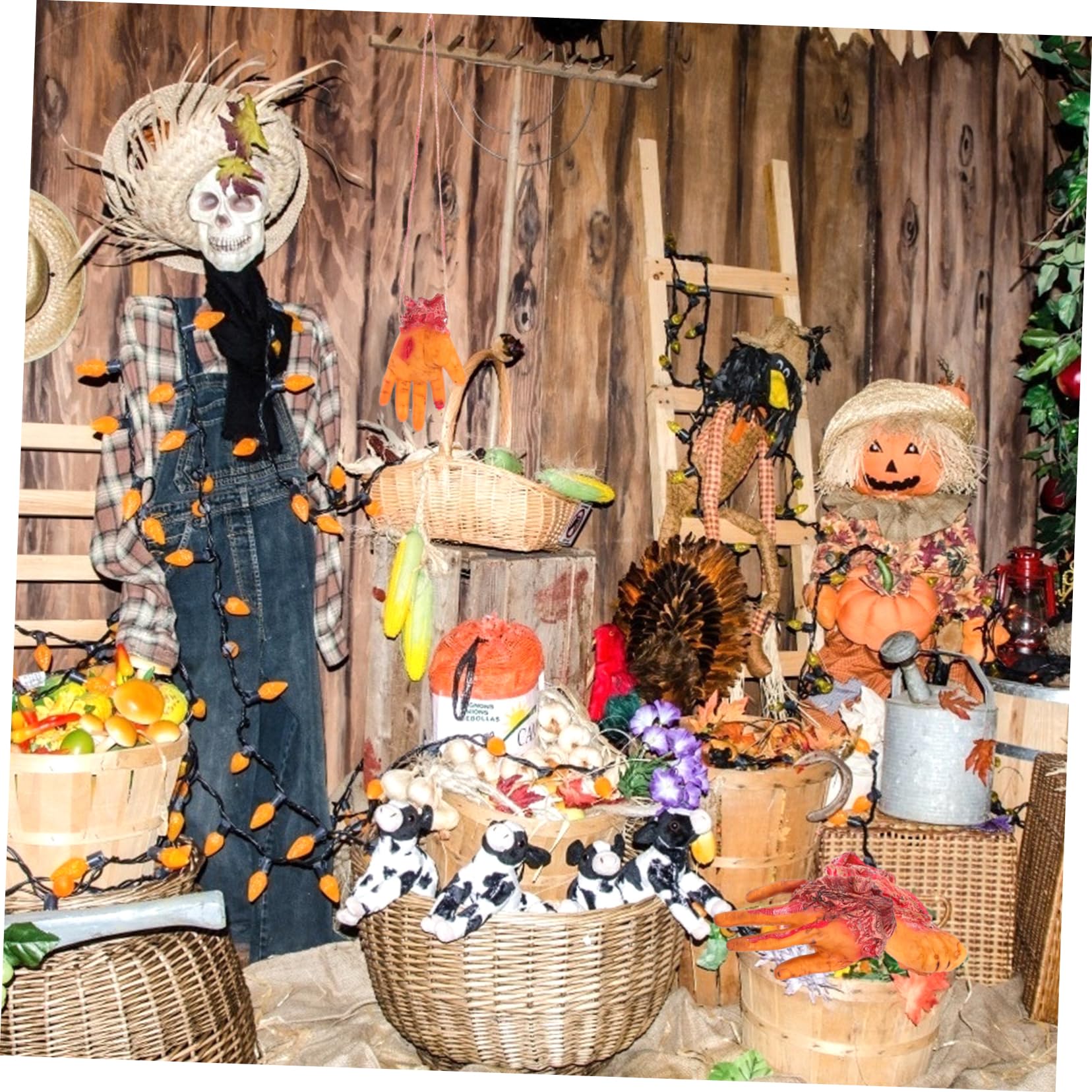 9 Pezzi Decorazioni Halloween Mano Rotta Simulazione Accessori Festa Foto Ornamenti Casa Stregata