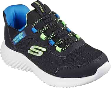 Amazon.com | Skechers Boy's Bounder-Brisk-Burst Sneaker