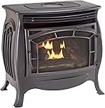Duluth Forge Dual Fuel Ventless Gas Stove - Model FDSR25, Matte Finish, Remote Control