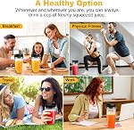 2Pcs Replacement 16oz Blender Cups with 4Pcs Sip & Seal Lids for Ninja, Single Serve Blender Cup for BL660 BL740 BL770 BL780 BL810 BL820 BL830 QB3000 Nutri Ninja Series Blenders
