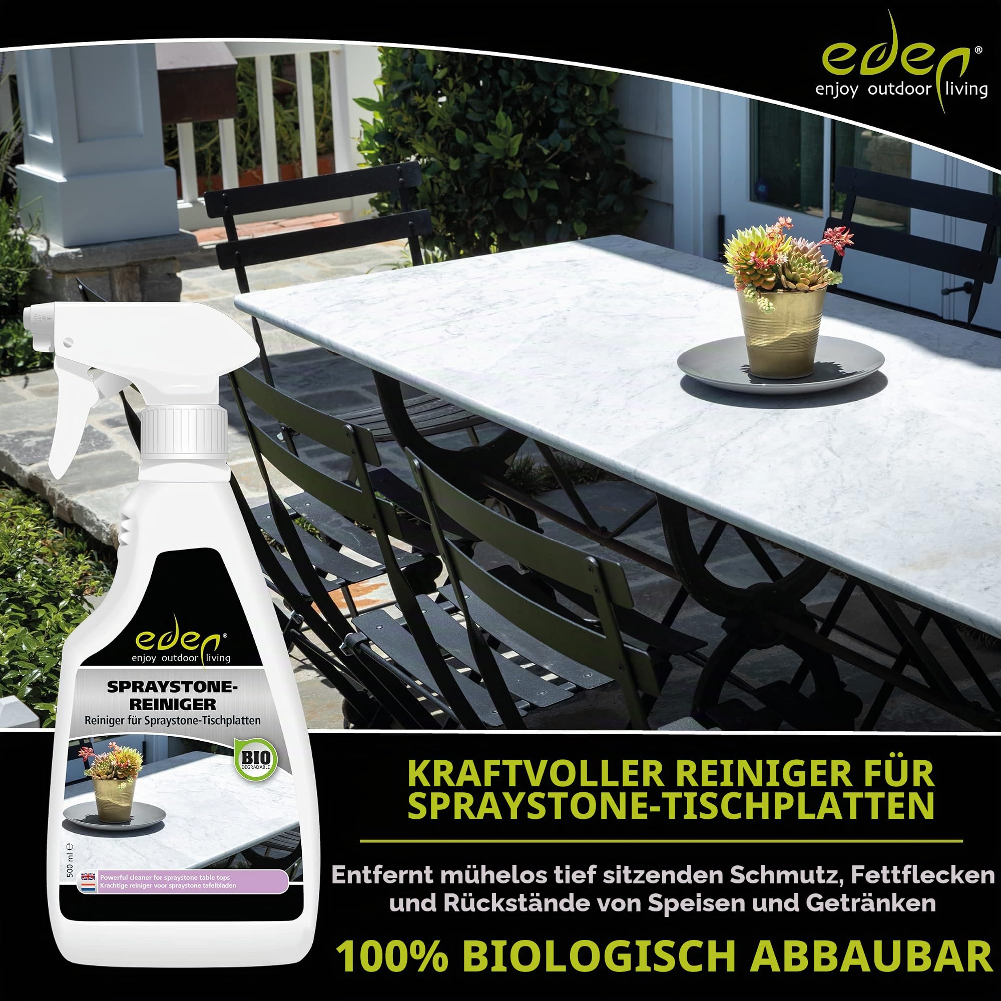 Eden Pflegekit für Spraystone-Tischplatten