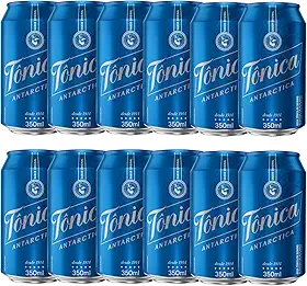 Pack de Água Tônica Antarctica Lata 350ML, 12 unidades