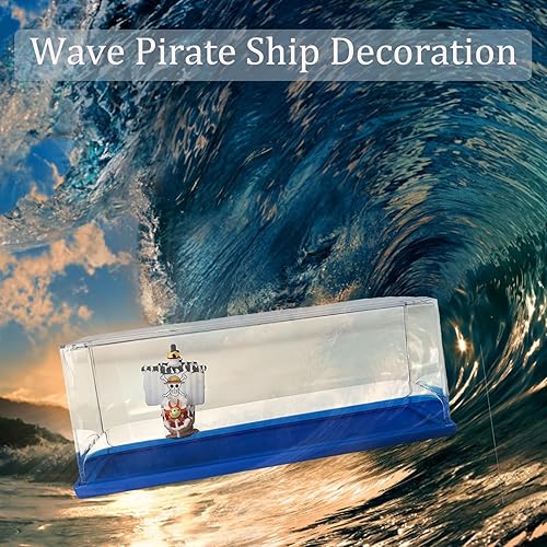 Miniatura 3 de PTAEXCEL Barco insumergible en una caja, juguete de crucero insumergible, botella de deriva fluida de crucero, decoración de modelo de deriva de