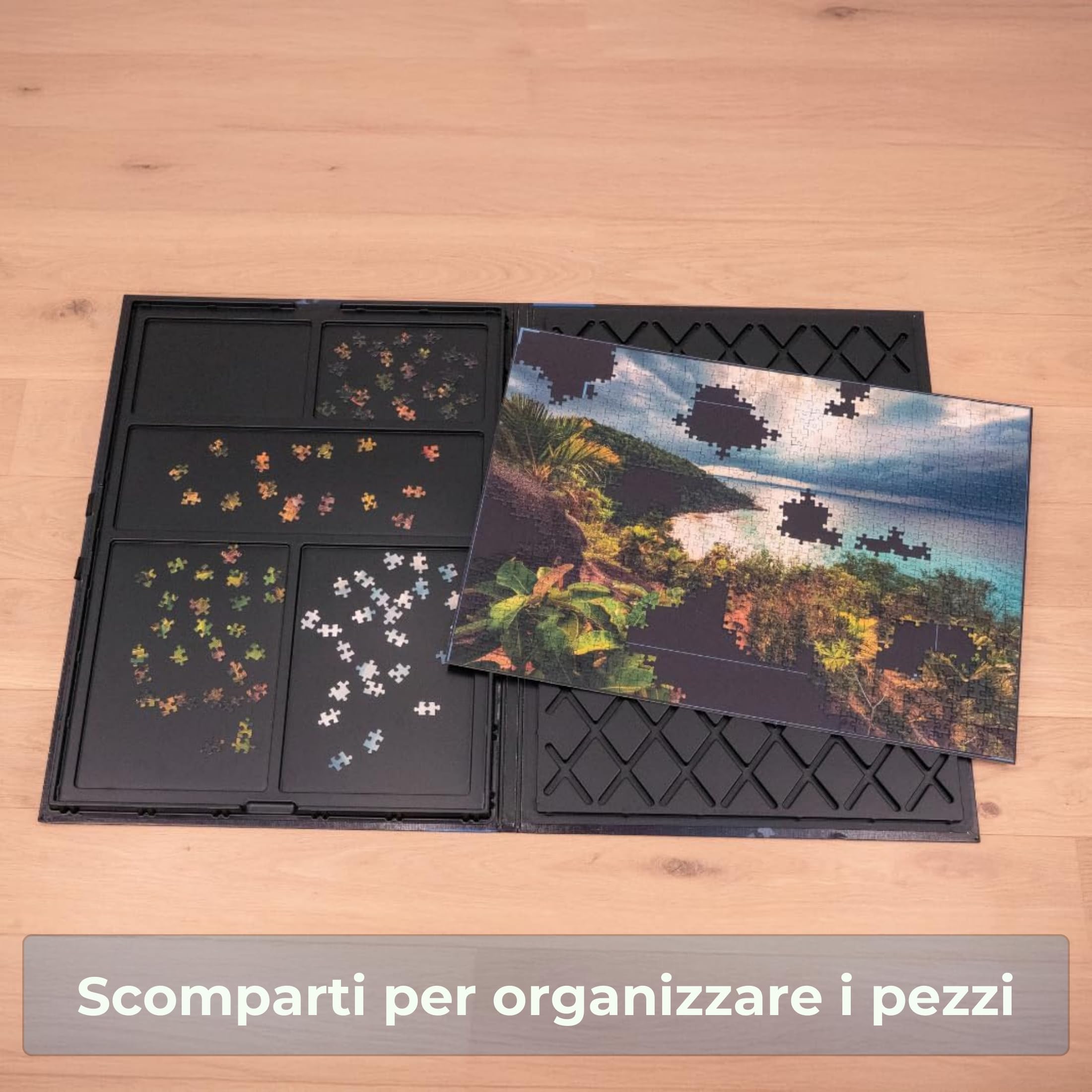 Ravensburger - Puzzle Portfolio Accessorio | Idea Regalo Per Lei O Lui | 70x50 Cm | Tappeto Puzzle Bambini | Cartella Per Puzzles 1000 Pezzi