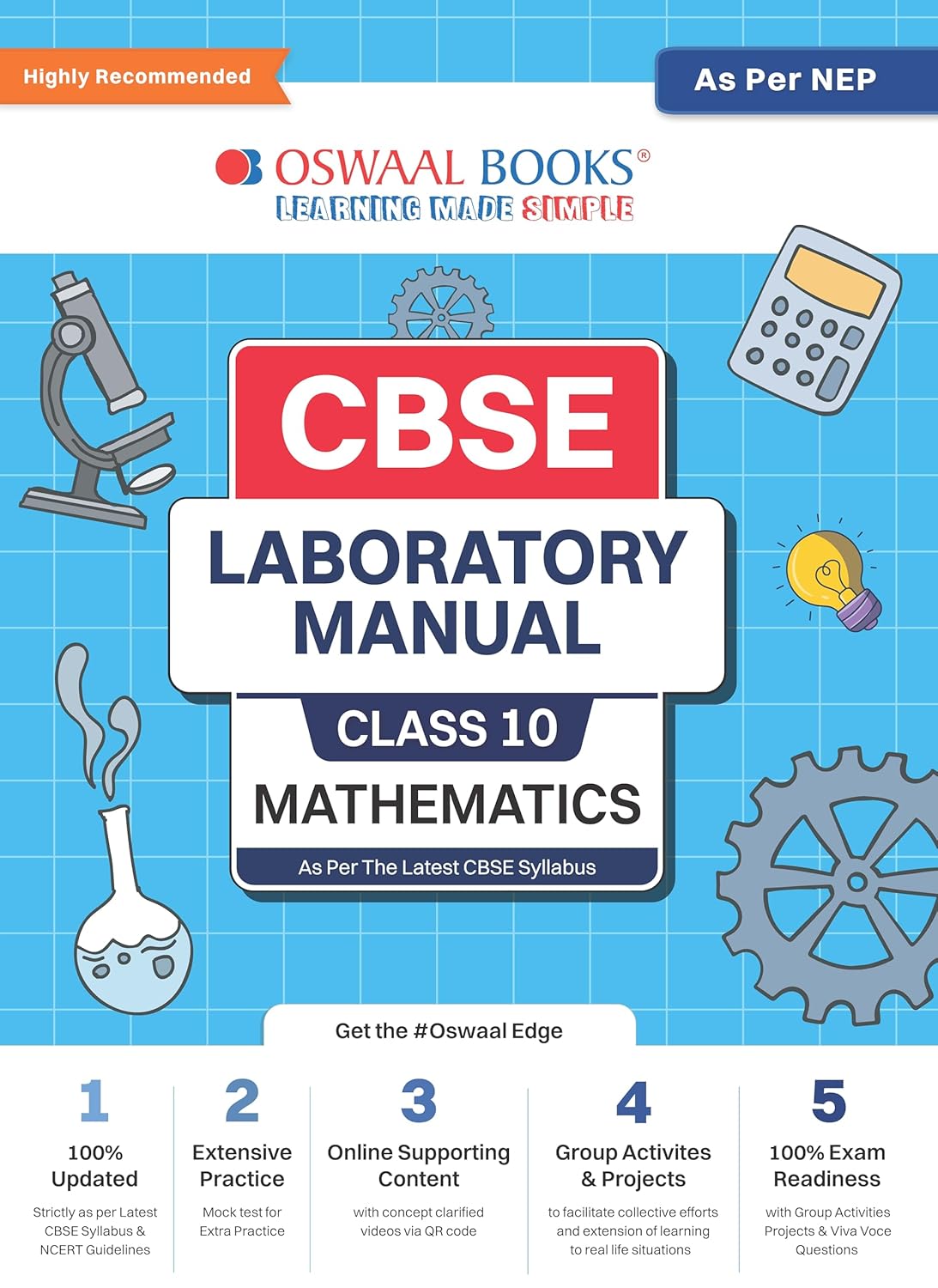 Oswaal CBSE Laboratory Manual Class 10 Mathematics Book As Per NEP