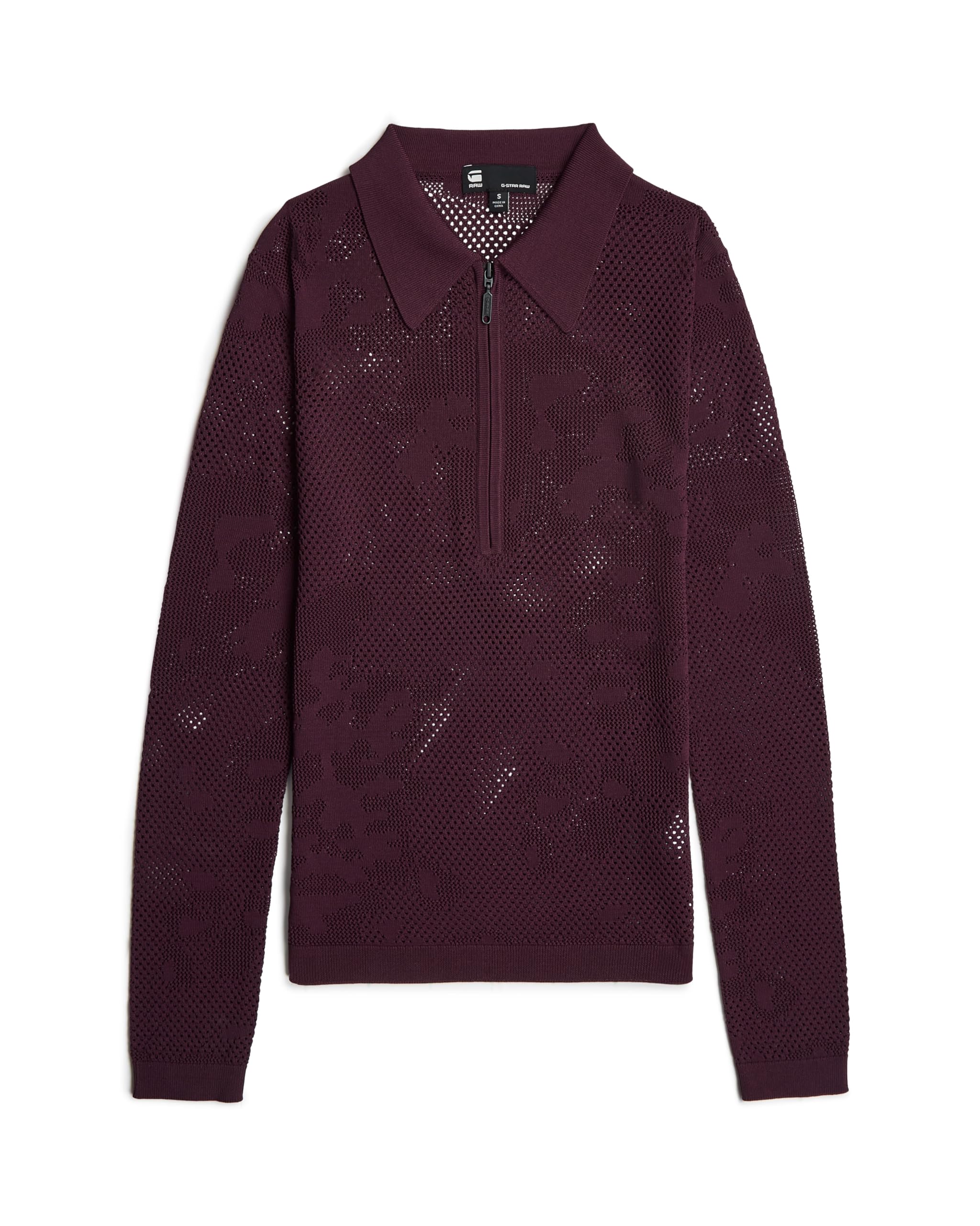 G-Star Pointelle Slim Polo Knit Wmn Sudadera Mujer
