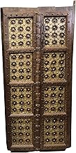 Mogul Interior Antique Barn Doors Rustic Door Panels Brass Studded Earthing Boho Chic Architecture Design