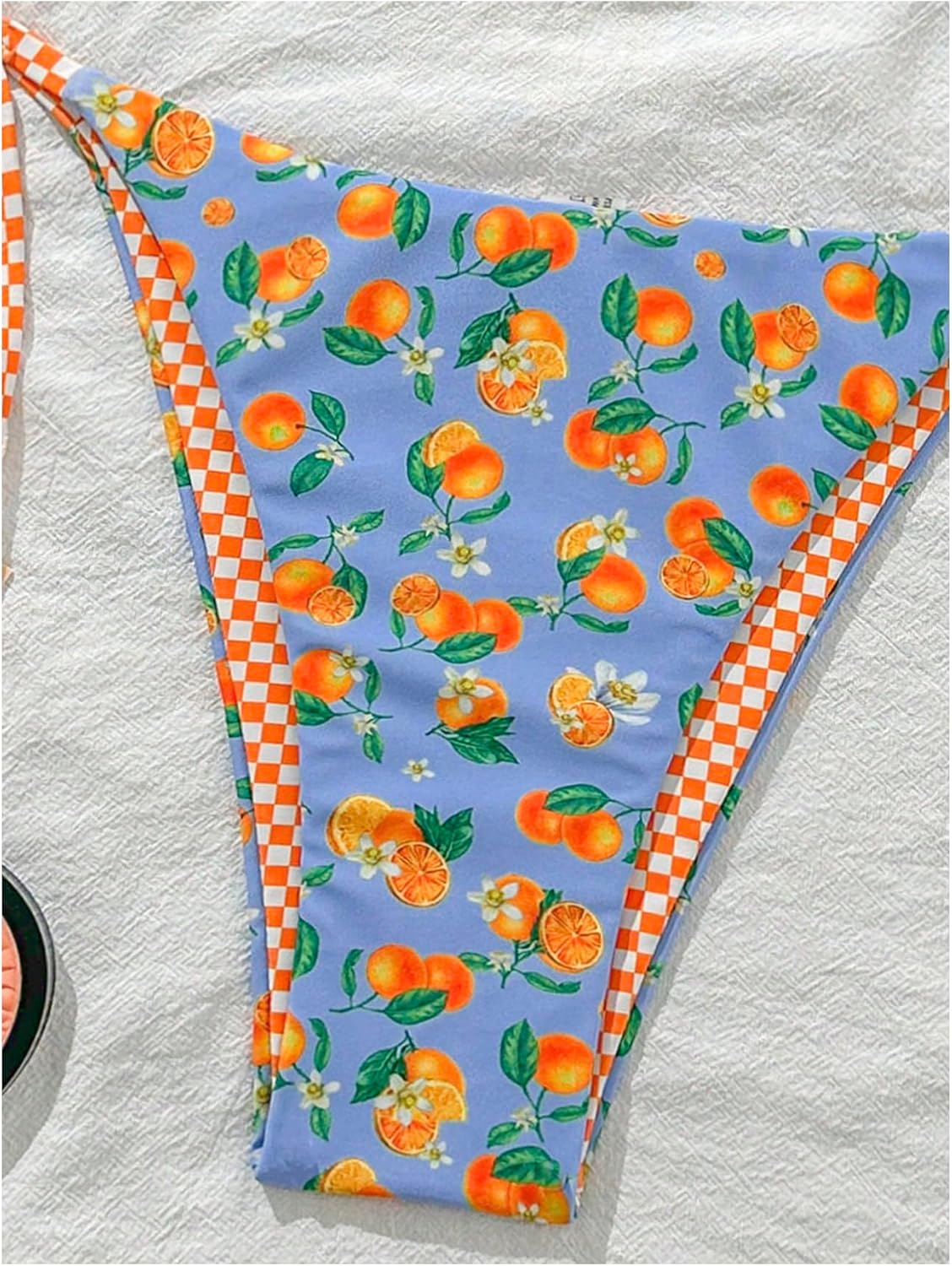 Verdusa Women's 2 Piece Fruit Print Bikini Sets Halter String Boho Summer Swimsuits Vacation Outfits - Image 4