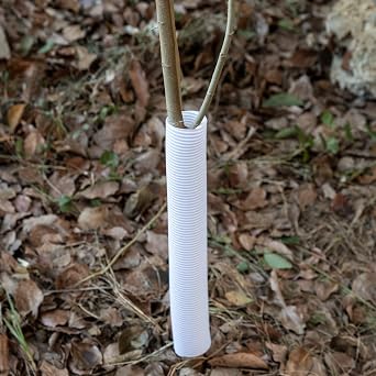 6 pcs Corrugated Tree Guards, Diameter 1.96 PP Tree Trunk Protectors