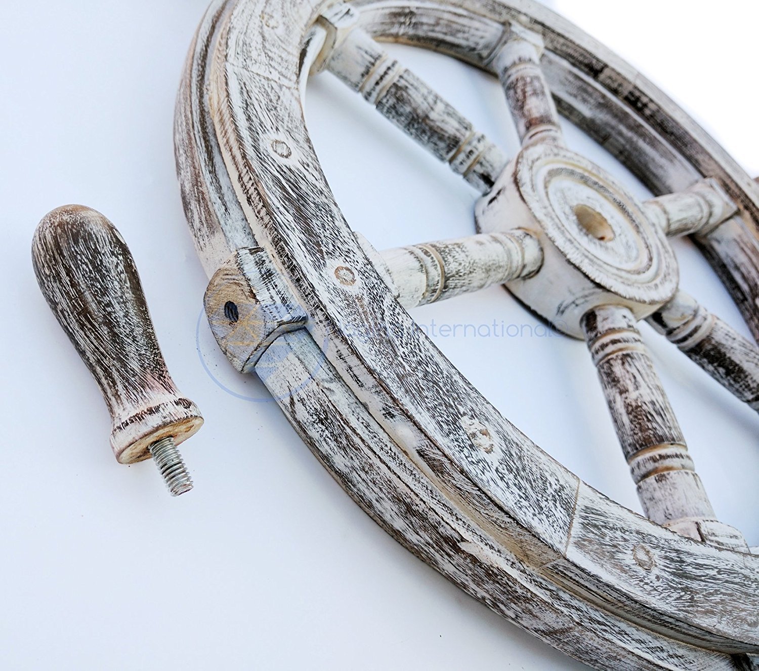 Roue De Bateau En Bois Vintage Avec Clipart Boussole PNG , Roue De