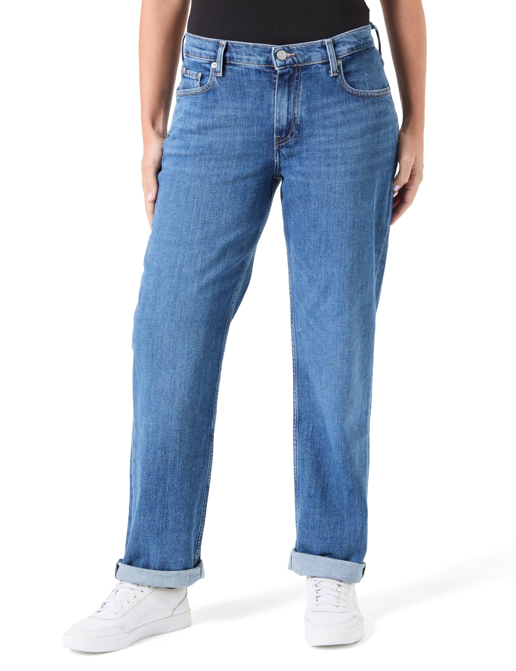 NOS CLASSIC STRAIGHT RW MID BLUE Jeans Kadın
