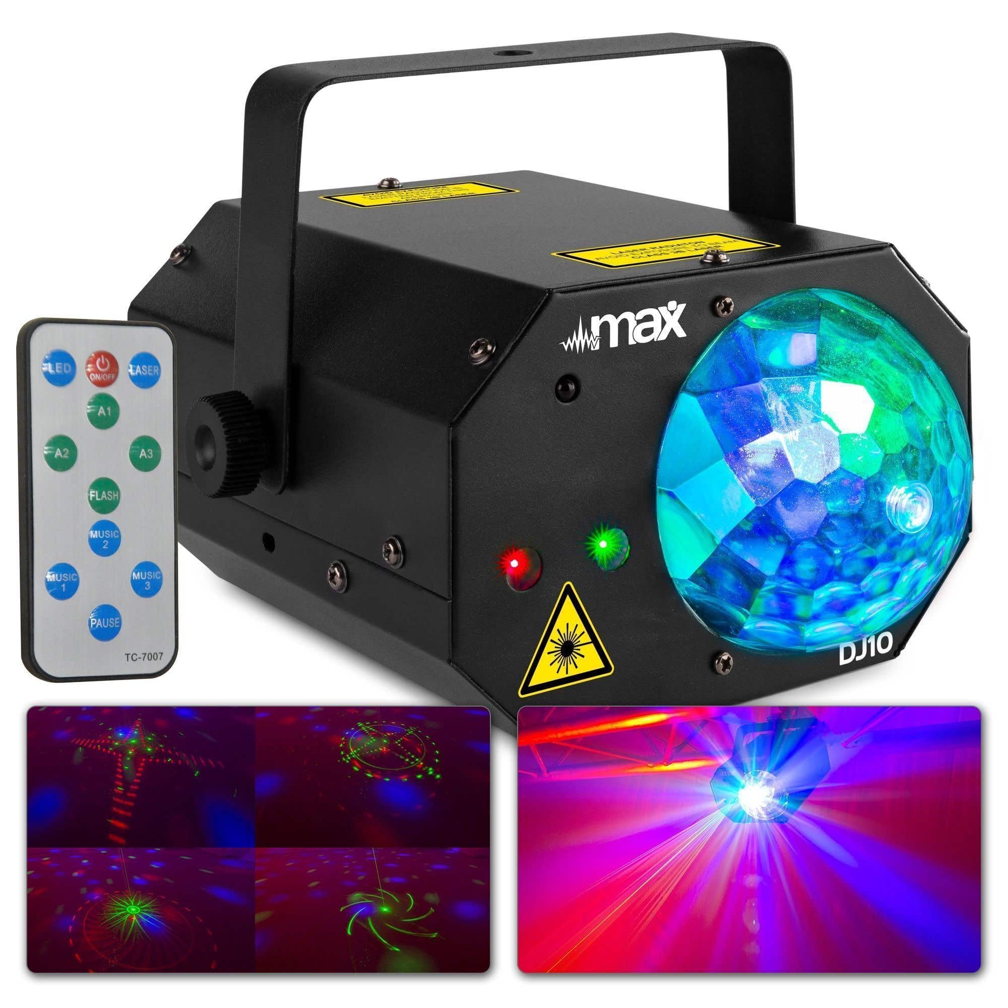 BeamZ Party Paket XXL Partybeleuchtungsset für mobile DJs, Hochzeiten Veranstaltungen, Partylichter, Disco Set, Partyset, Nebelmaschine, Nebelfluid, Lichtanlage mit Stativ