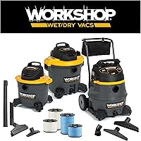 Vista 8 de WORKSHOP Wet/Dry Vacs Accesorios para aspiradora de tienda WS12502A Accesorio de herramienta para hendiduras para aspiradoras en húmedo y seco, se