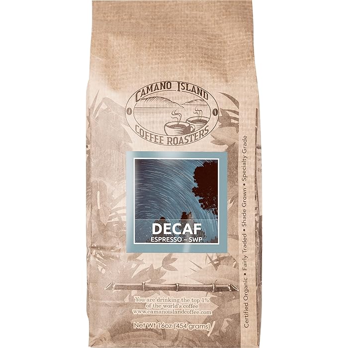 Buy Camano Island Coffee Roasters Decaf Espresso Blend, Whole Bean 1lb
