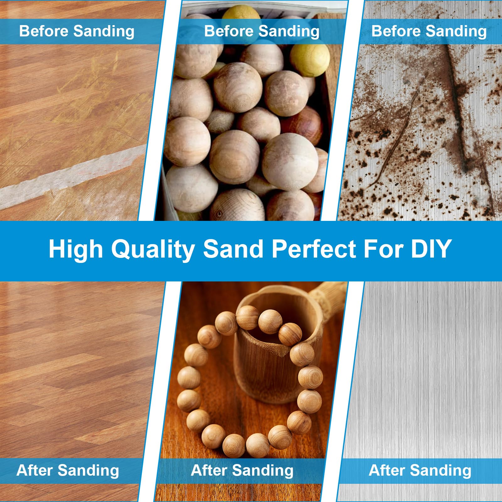 55 Pcs Mouse Sanding Pads - Detail Sander Paper -6