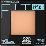 Maybelline New York Poudre Pressée Mat + Poreuse, Beige Naturel, 8,5 Grammes